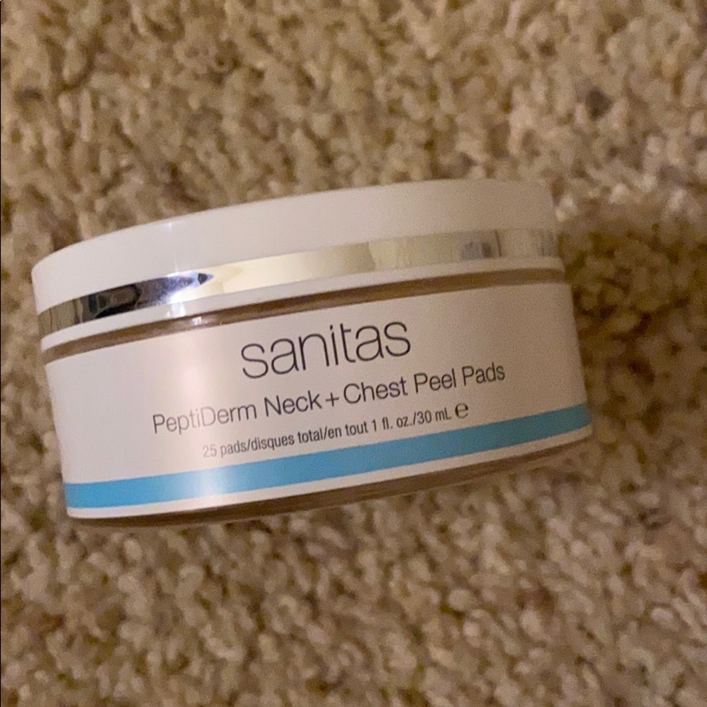Sanitas PeptiDerm Neck + Chest Peel Pads